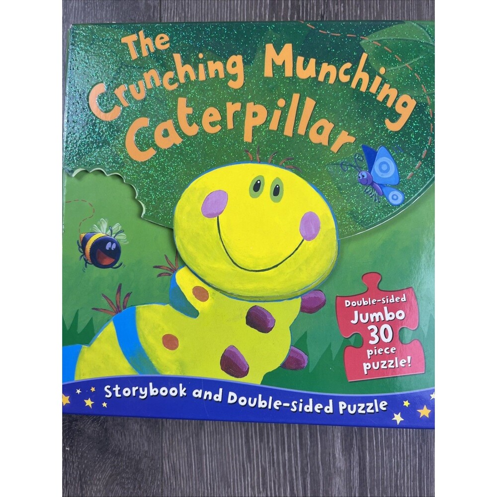 The Crunching Munching Caterpillar Book And Double Sided Jumbo 30 Piece  Puzzle